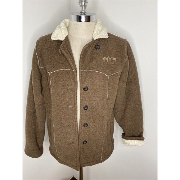 Outback Trading Company Jackets & Blazers - Outback Trading Women's Brown Alpines Ponies Parka Size M Sherpa Lined Jacket
